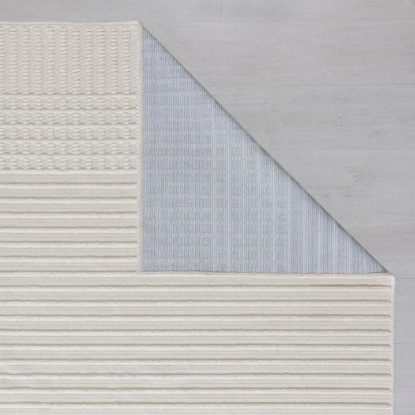 Tappeto in ciniglia lavabile bianco 160x240 cm Elton - Flair Rugs-image-2