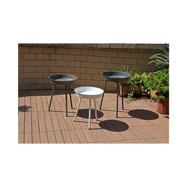 Set di 3 tavoli da giardino ADDU Arezzo - Garden Pleasure-image-1