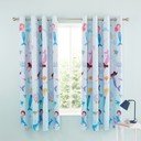 Tenda per bambini blu 2 pz 168x183 cm Mermaid – Catherine Lansfield