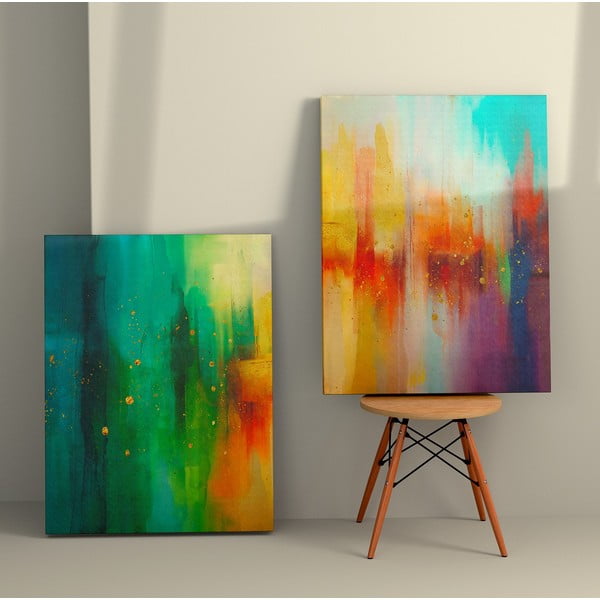 Set di 2 quadri 50x70 cm Splash - Wallity-image-1