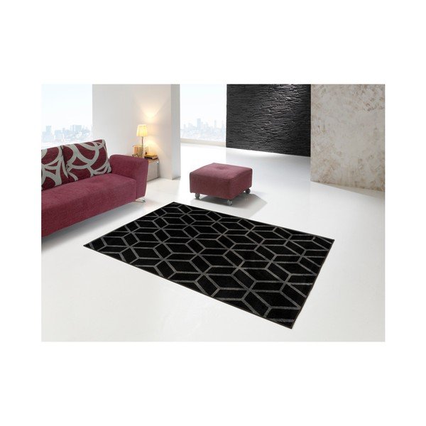 Tappeto nero Play, 80 x 150 cm - Universal-image-2