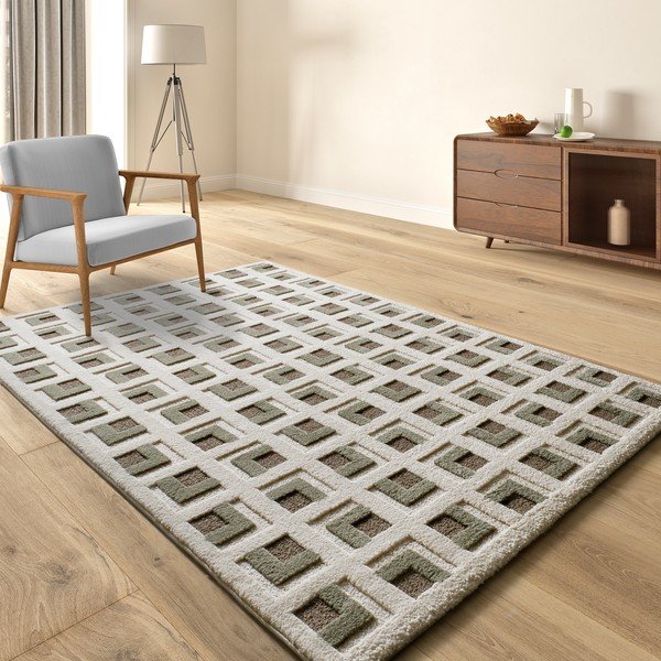 Tappeto marrone/beige 200x290 cm Candela – Universal-image-1