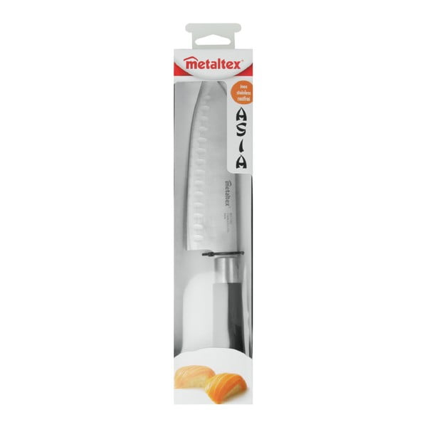 Coltello da cucina in stile giapponese, lunghezza 30 cm Santoku - Metaltex-image-2