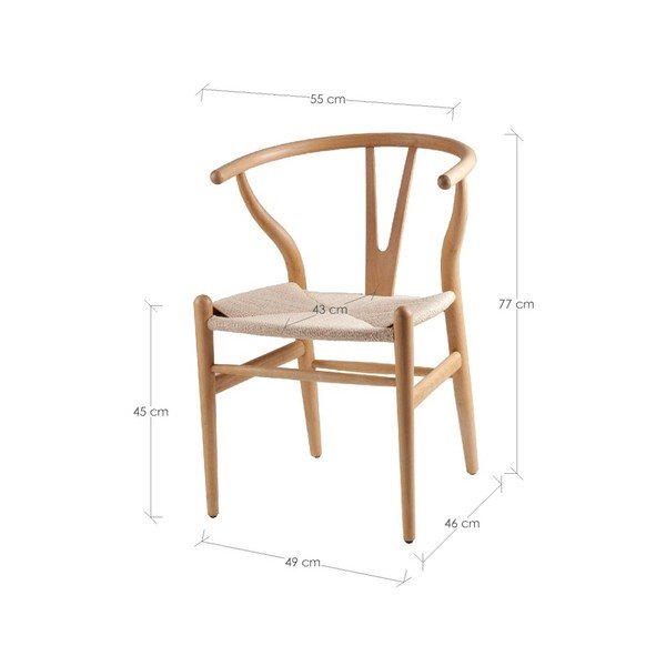 Set di 2 sedie da pranzo in legno Ada - sømcasa-image-1