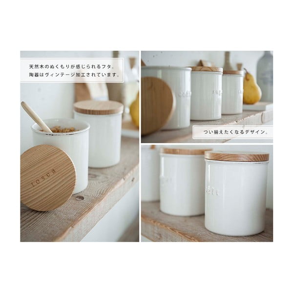Vaso per alimenti in ceramica Tosca - YAMAZAKI-image-2