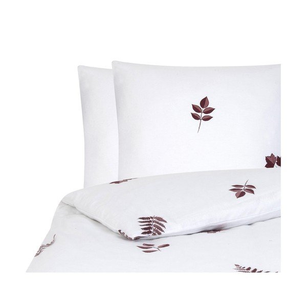Biancheria da letto in flanella bianca per letto matrimoniale, 200 x 200 cm Fraser - Westwing Collection-image-2