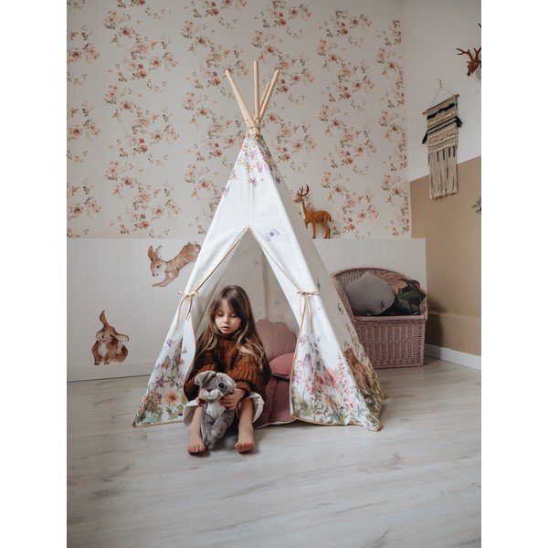 Tenda teepee per bambini Wildflowers - Moi Mili-image-3