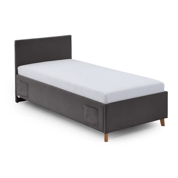 Letto da bambini color antracite imbottito rete non inclusa 90x200 cm Cool – Meise Möbel-image-2