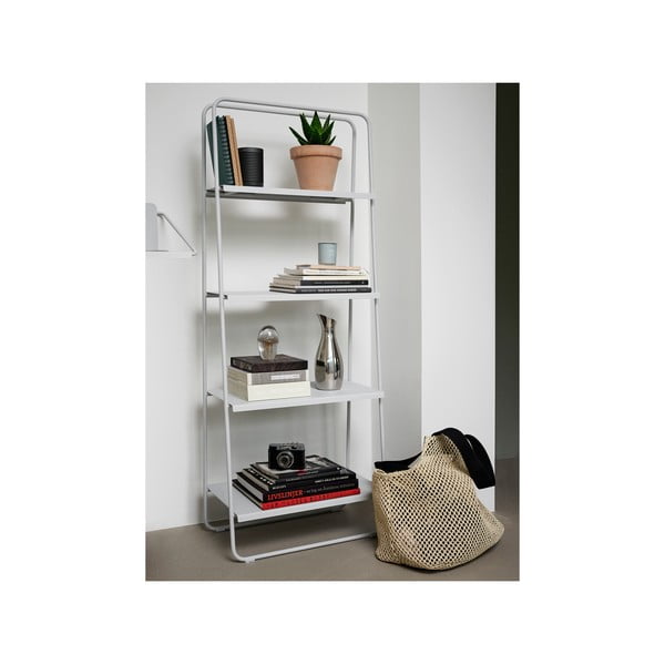 Scaffale in metallo grigio chiaro 29x141 cm A-Bookshelf - Zone-image-2