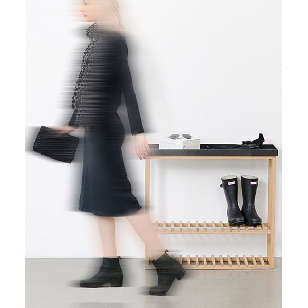 Scarpiera/tavolino con piano Storage bianco Hello - Wireworks-image-3