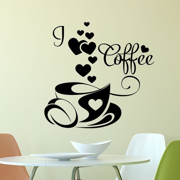 Samolepka Ambiance I Love Coffee
