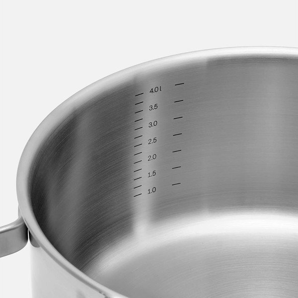 Casseruola in acciaio inox con coperchio incluso 4 l Lucca 4.0 – FABINI-image-4