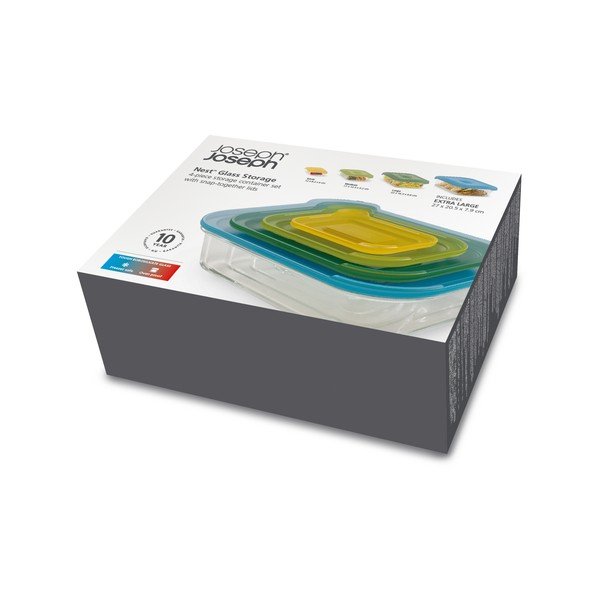 Set di 4 scatole per alimenti in vetro Nest - Joseph Joseph-image-4
