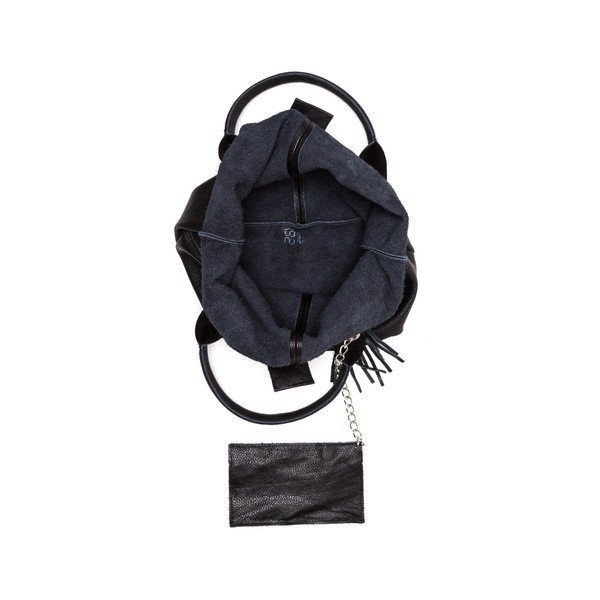 Kožená kabelka Anna Luchini 187 Nero-image-2