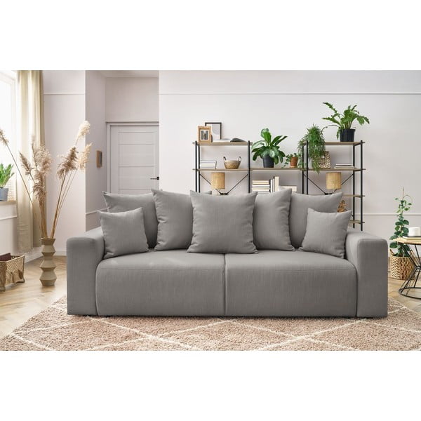 Divano letto grigio chiaro Envy - Bobochic Paris-image-1