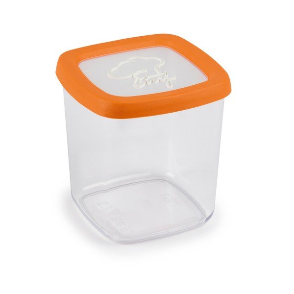 Oranžová dóza na potraviny Snips, 1 l