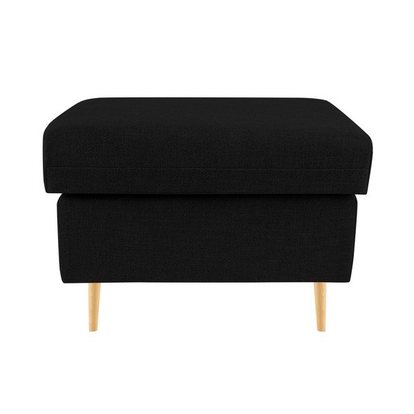 Pouf nero Iris - Mazzini Sofas