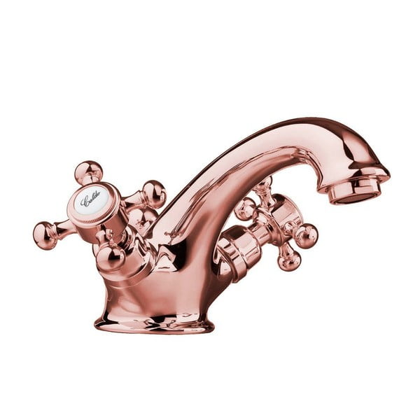 Rubinetto per lavandino rosa verticale Antea – Sapho-image-2