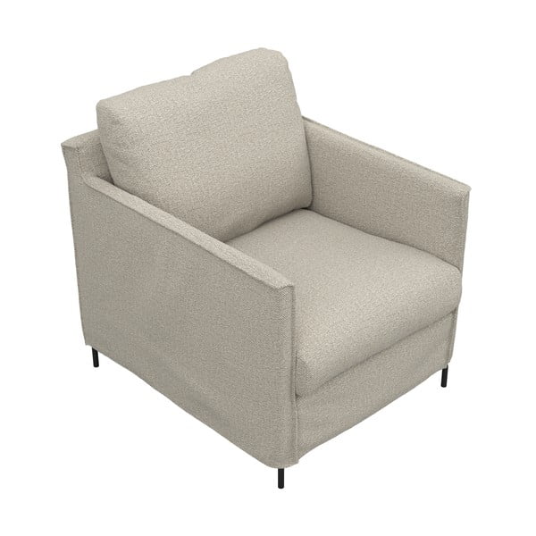 Poltrona beige Petito - Furninova-image-2