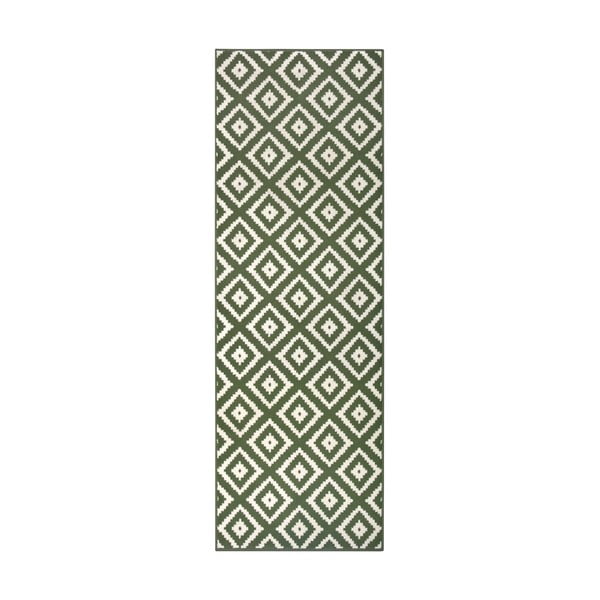 Tappeto verde 300x80 cm Diamond - Hanse Home