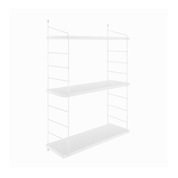 Mensola a parete bianca lucida Armon - Decortie