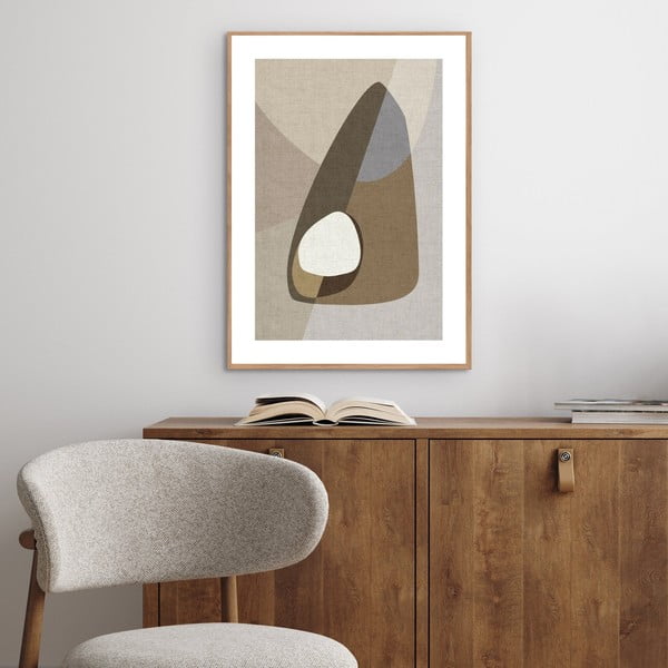 Dipinto 70x100 cm Picasa Greige - Malerifabrikken-image-1