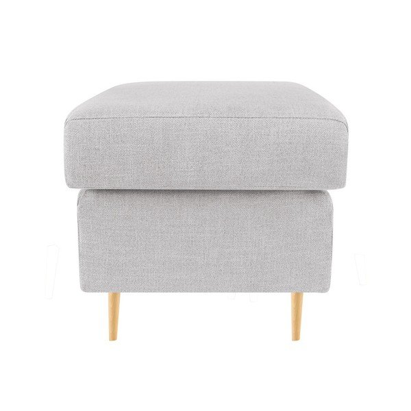Pouf grigio chiaro Iris - Mazzini Sofas