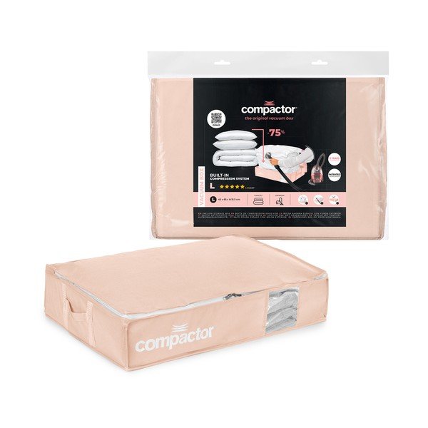 Organizer per sottoletto sottovuoto in plastica 65x45x15,5 cm Pink Edition – Compactor-image-4