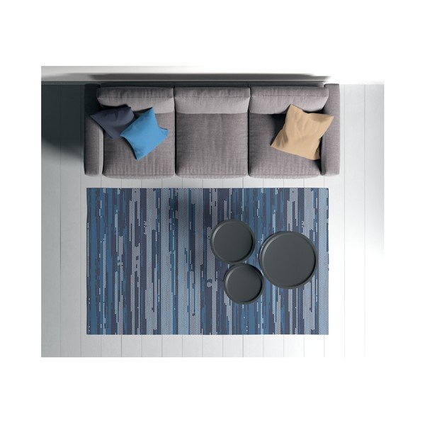 Modrý koberec Oyo home Suzzo Azul, 140 x 220 cm