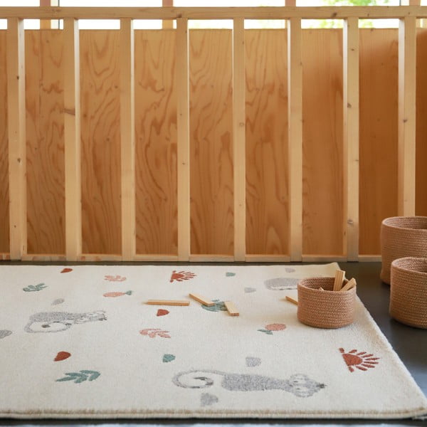 Tappeto per bambini , 120 x 170 cm Little Wild Monkey - Nattiot-image-1