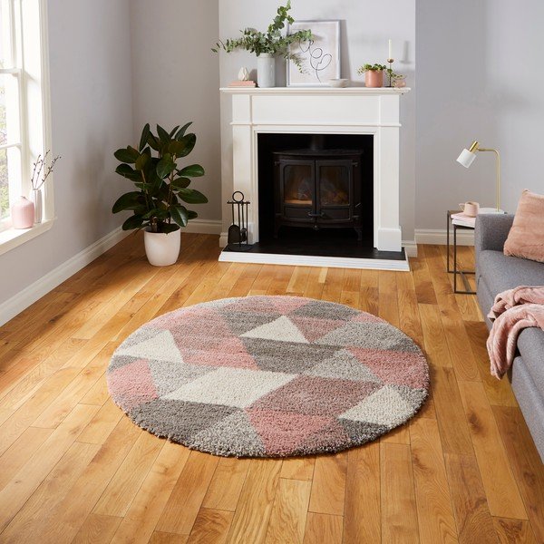Tappeto Rose Triangle, ø 160 cm Royal Nomadic - Think Rugs-image-1