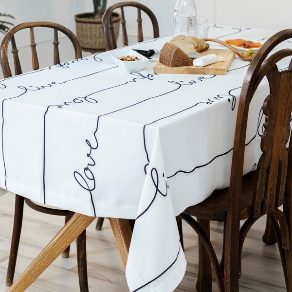 Tovaglia 145x250 cm Live - Blanc-image-1