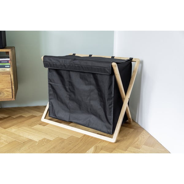 Cesto portabiancheria in tessuto 93 l Ecori - Wenko-image-1