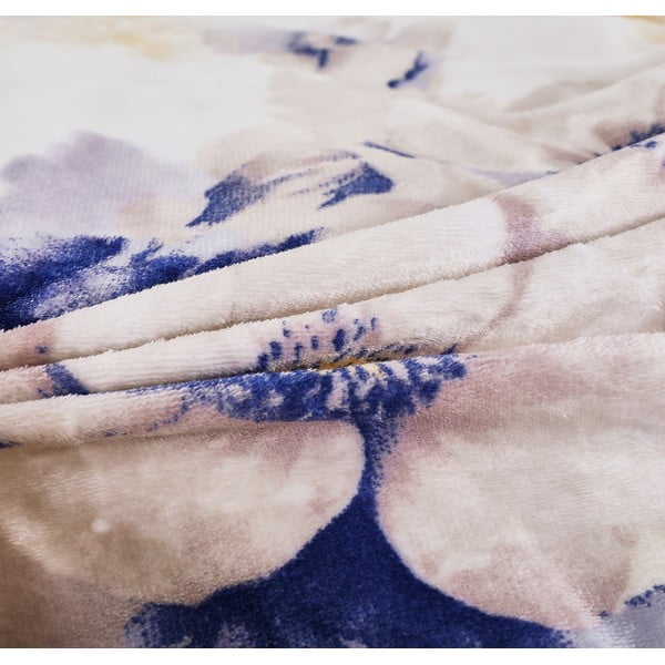 Set copripiumino e federa bianco in micropile per letto singolo 140x200 cm Blossom – My House-image-2