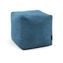 Puof a sacco blu con rivestimento in velluto a coste Up! MooG – SLOWDOWN
