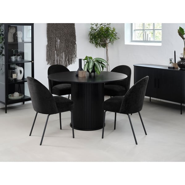 Tavolo da pranzo rotondo ø 120 cm Nola - Unique Furniture-image-4