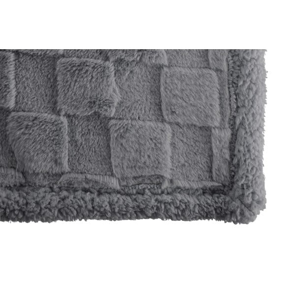 Coperta grigia in micropile 150x200 cm Rava – Tiseco Home Studio-image-2