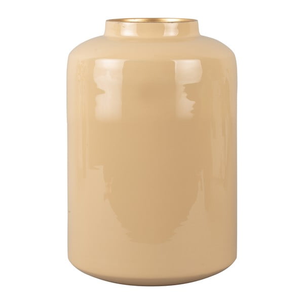 Vaso Grand in smalto beige, altezza 28 cm - PT LIVING
