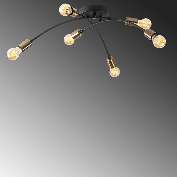 Plafoniera nera 67x67 cm Banana – Opviq lights-image-3