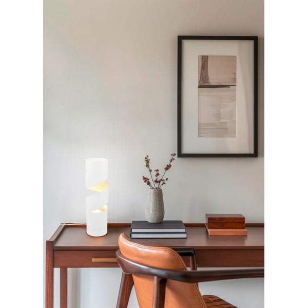 Lampada da tavolo bianca (altezza 35 cm) Stream - Trio-image-1