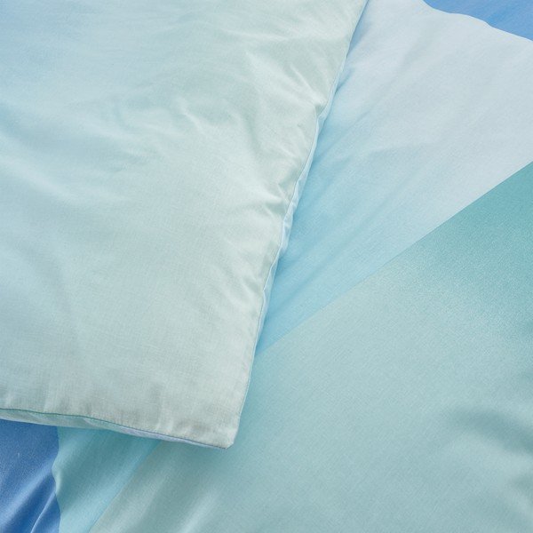 Biancheria da letto blu-verde per letto matrimoniale 200x200 cm Ombre Larsson Geo - Catherine Lansfield-image-4