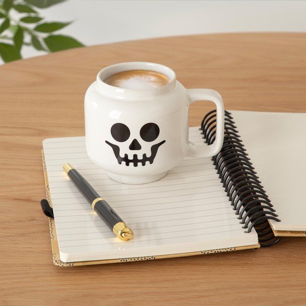 Tazza per bambini da latte bianca in ceramica 255 ml Skeleton – LEGO®-image-1