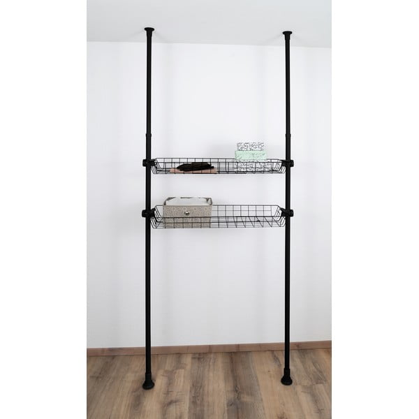 Set di 2 organizzatori per armadi in metallo Herkules - Wenko-image-1