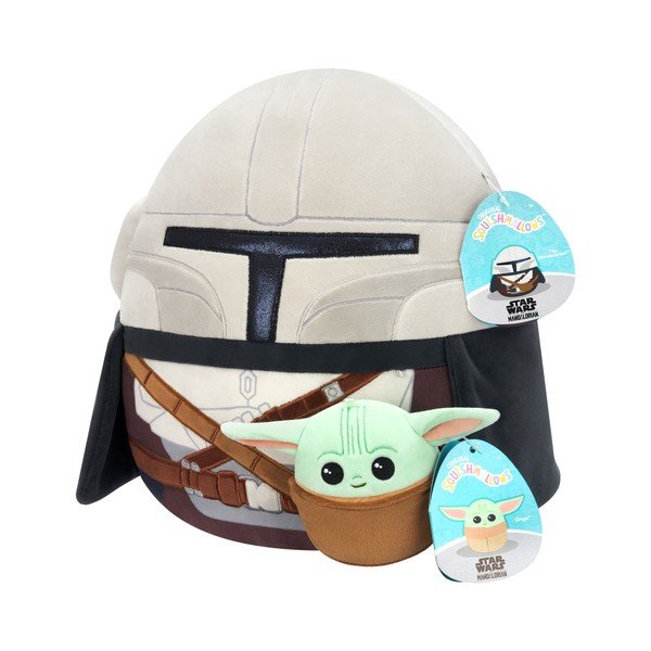 Peluche Mandalorian & Grogu – SQUISHMALLOWS-image-1
