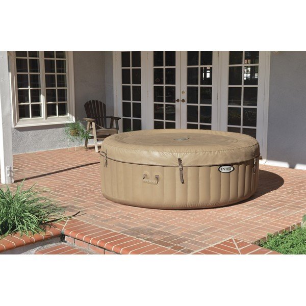 Vasca idromassaggio gonfiabile per 4 ø 196 cm profondità 71 cm Bubble HWS - Intex-image-3