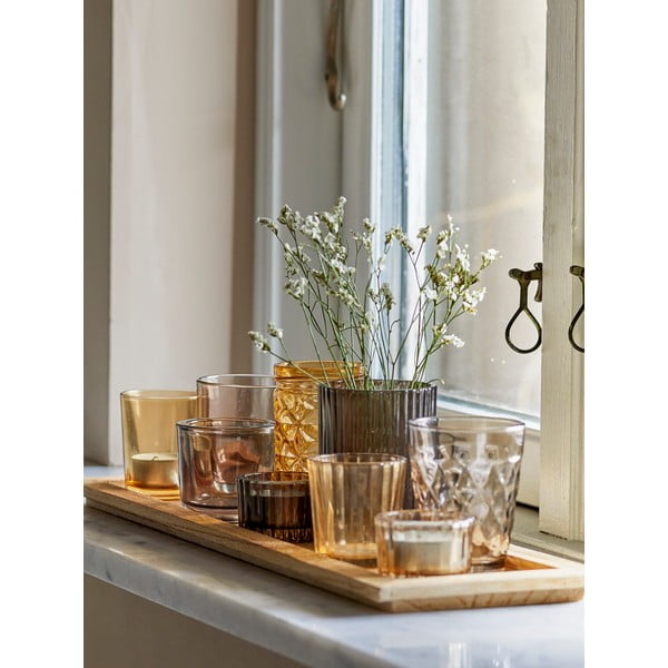 Set di 9 portacandele in vetro Sanga - Bloomingville-image-1