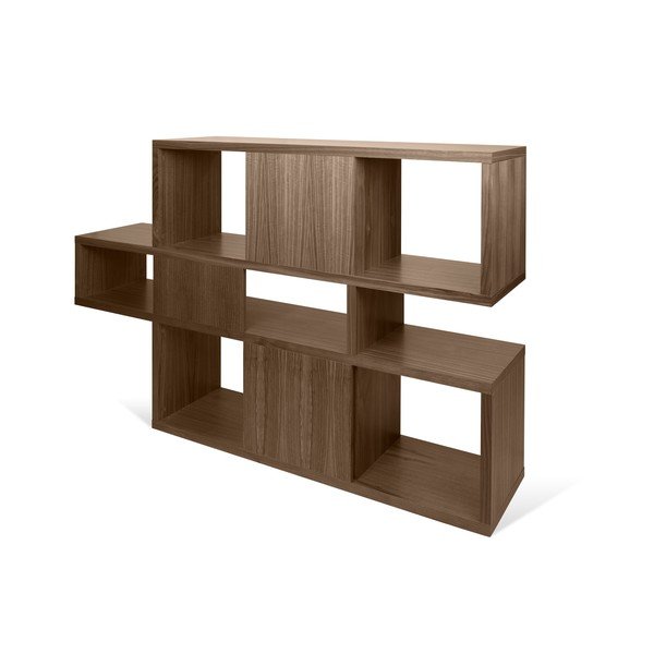 Libreria marrone scuro London Small, 156 x 100 cm - TemaHome-image-1