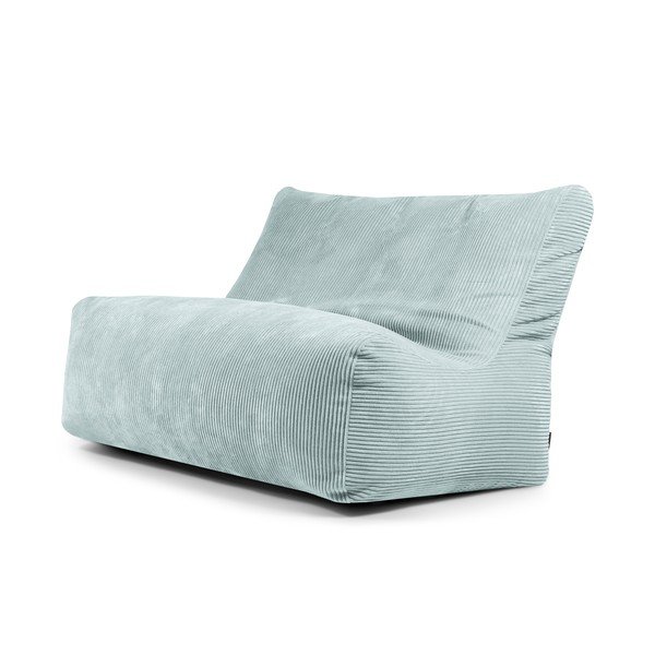 Puof a sacco color menta con rivestimento in velluto a coste Sofa Seat Lounge – SLOWDOWN