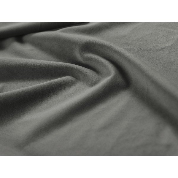 Divano angolare in velluto grigio chiaro, angolo destro Madara - Mazzini Sofas-image-1