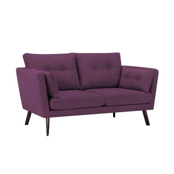 Divano 3 posti viola Elena - Mazzini Sofas